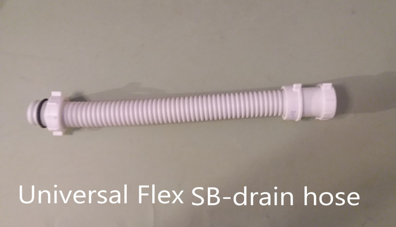 011. Universal Flex Shampoo Bowl-drain hose or strainer drain hose, plastic